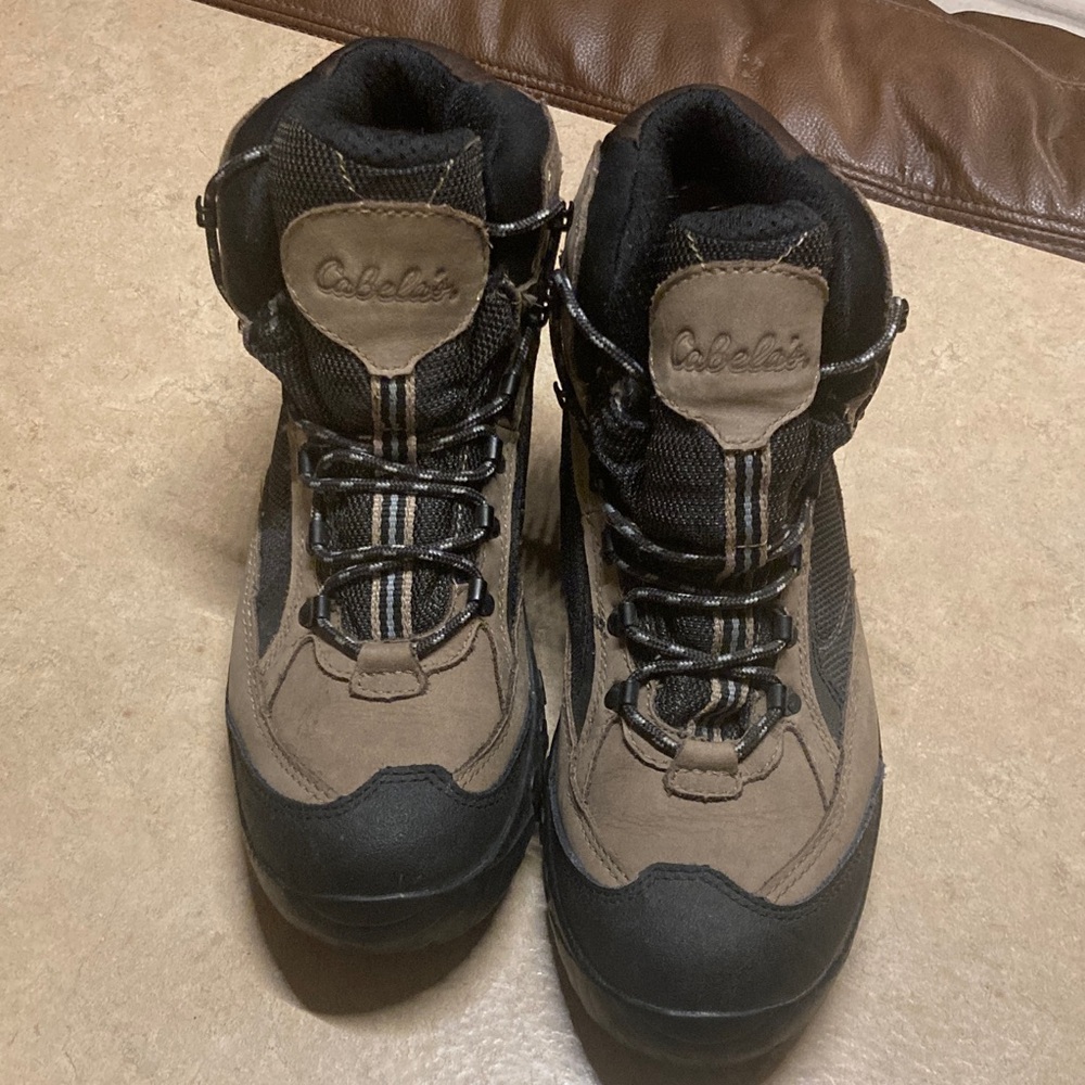 Cabela's Brown and Black Men's Hiking Boots